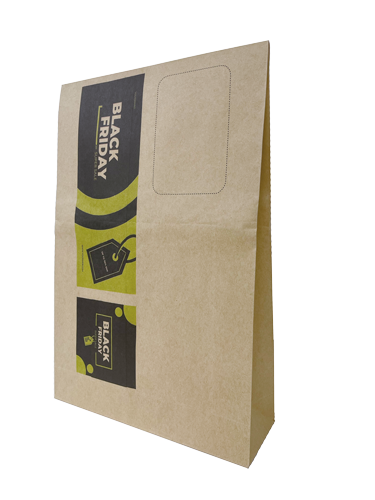 宅配用紙袋（材質：未晒120g・茶）