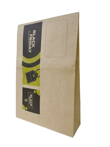 宅配用紙袋(材質:未晒120g・茶)